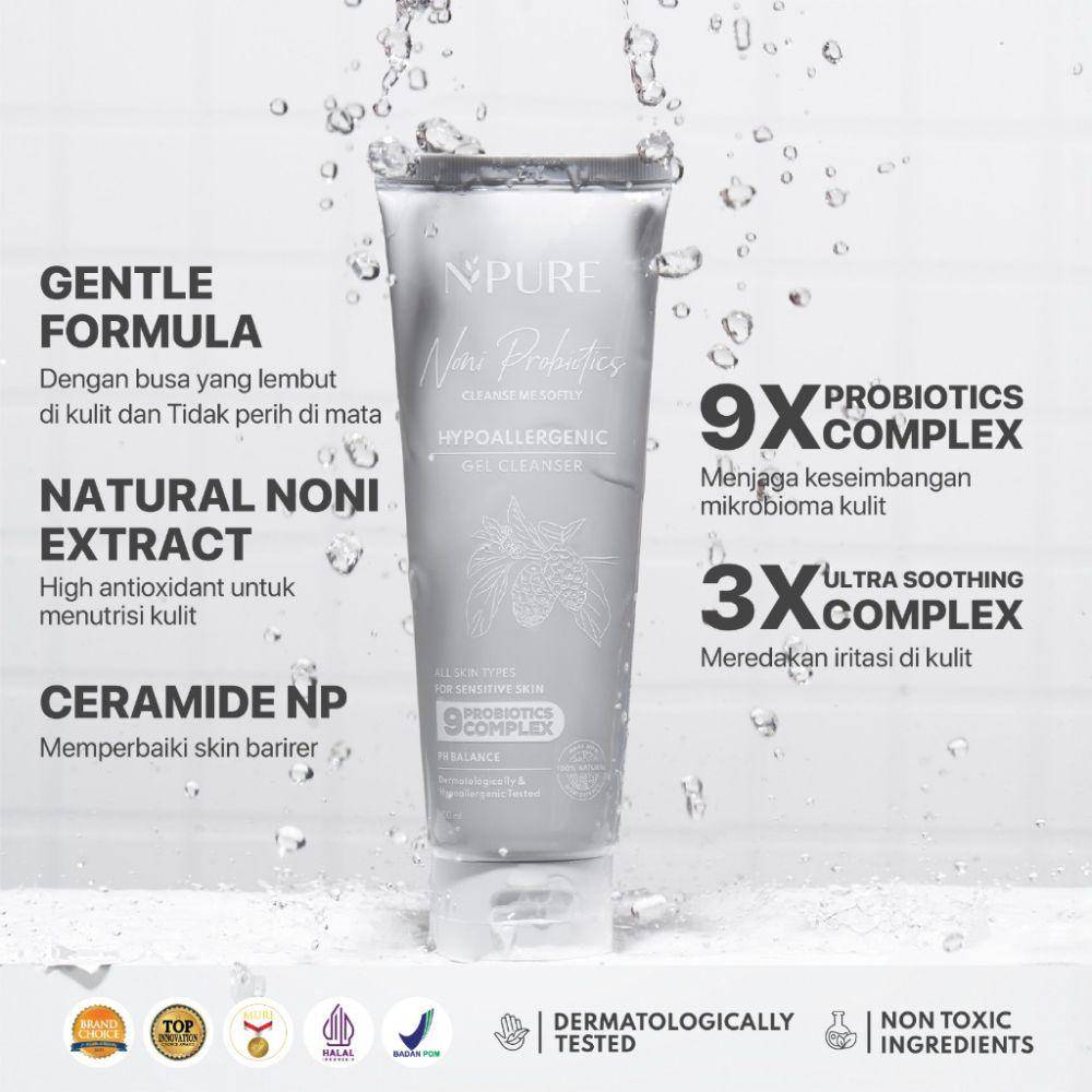 NPURE Noni Probiotics Cleanser Gel (shopee.co.id/Npure Official Shop)