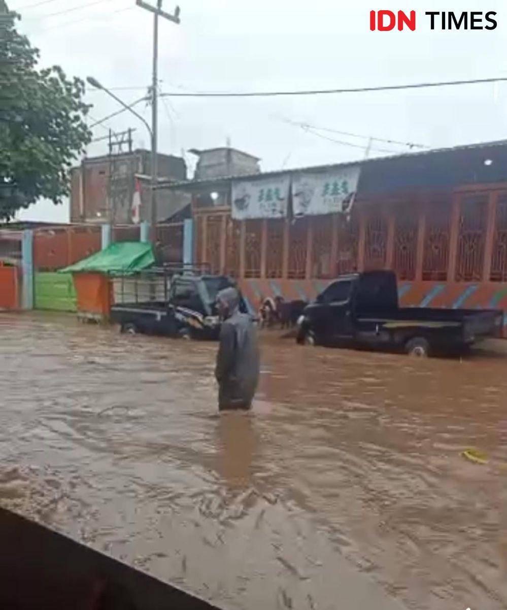 Foto banjir saat menerjang salah satu desa di Bima (Dok/BPBD Bima)