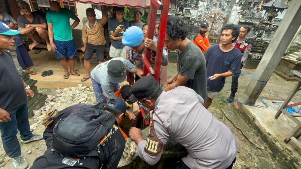 Perempuan Disabilitas Jatuh ke Sumur di Nusa Penida