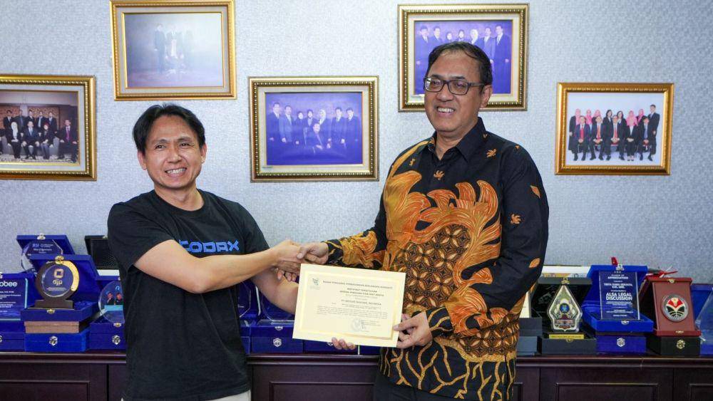 Indodax kantongi lisensi penuh sebagai Pedagang Fisik Aset Kripto (PFAK) dari Badan Pengawas Perdagangan Berjangka Komoditi (Bappebti). (dok. Indodax)