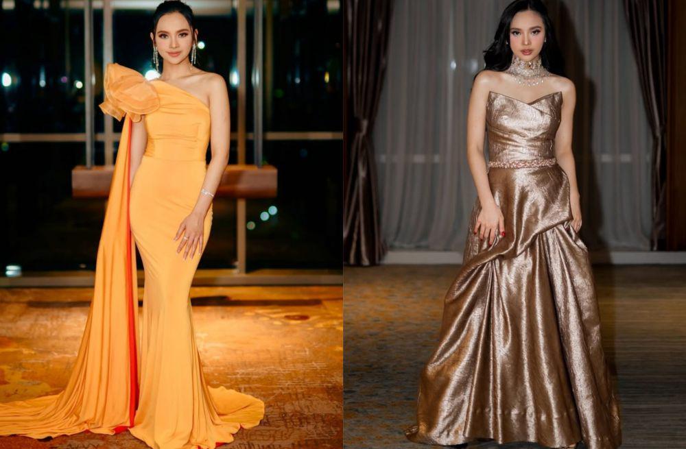 10 Ragam Koleksi Long Dress ala Lyodra Ginting, Stunning!