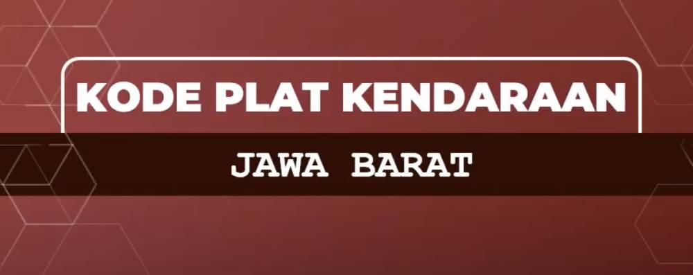 ilustrasi kode plat kendaraan Jawa Barat (dok. youtube.com/Jurnaleni Official)