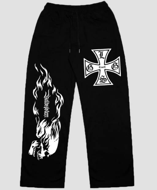GLGS Fire Skull Fleece Limited (shopee.co.id/GLGS OFFICIAL STORE)