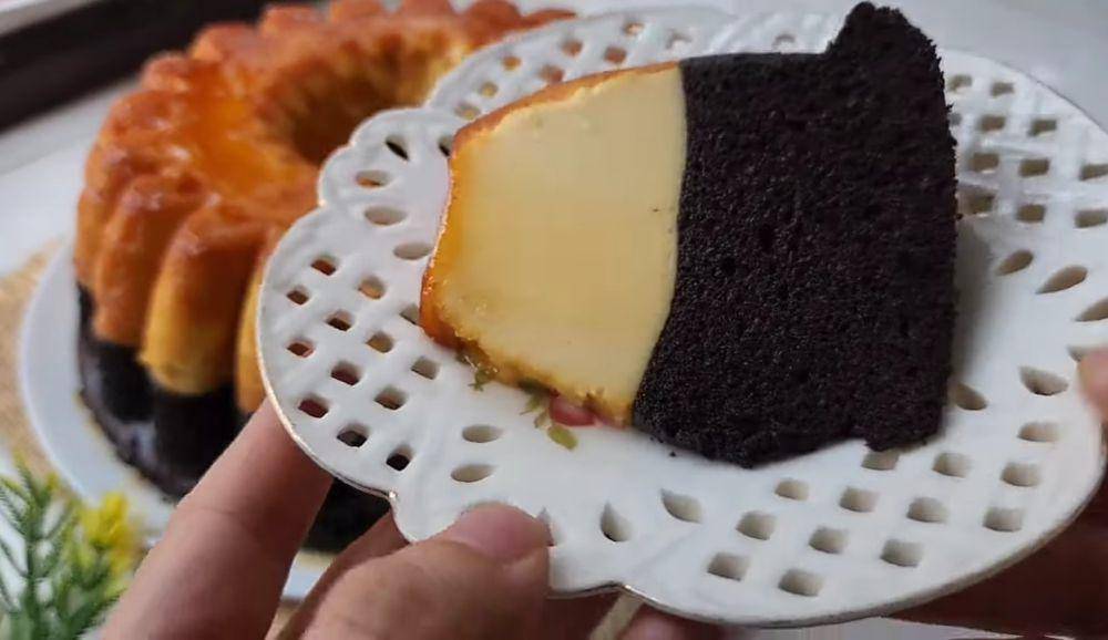 ilustrasi brownies cheese caramel cake (YouTube.com/atha naufal)