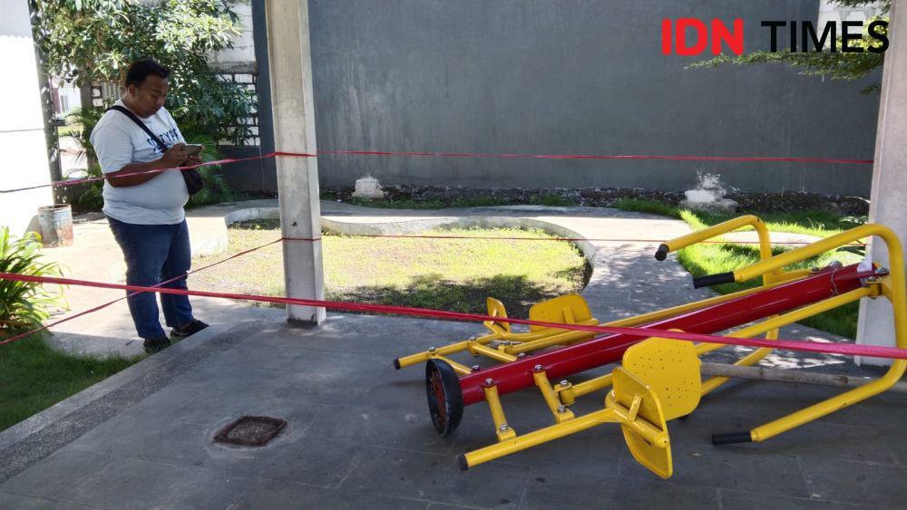 Balita di Cerme Gresik Tewas Tertimpa Fasilitas Olahraga Taman