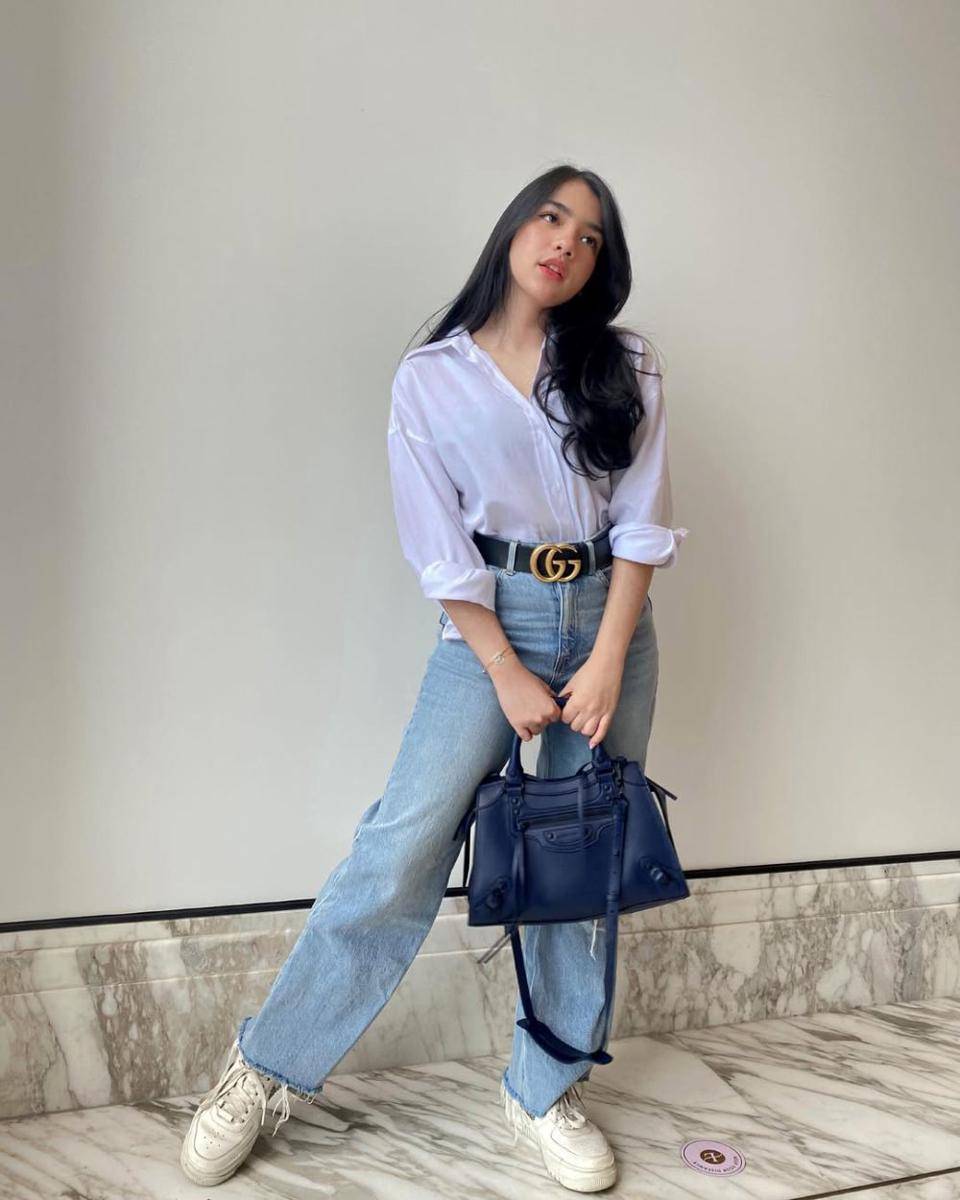 OOTD kondangan Davina Karamoy (instagram.com/davinaakaramoy)