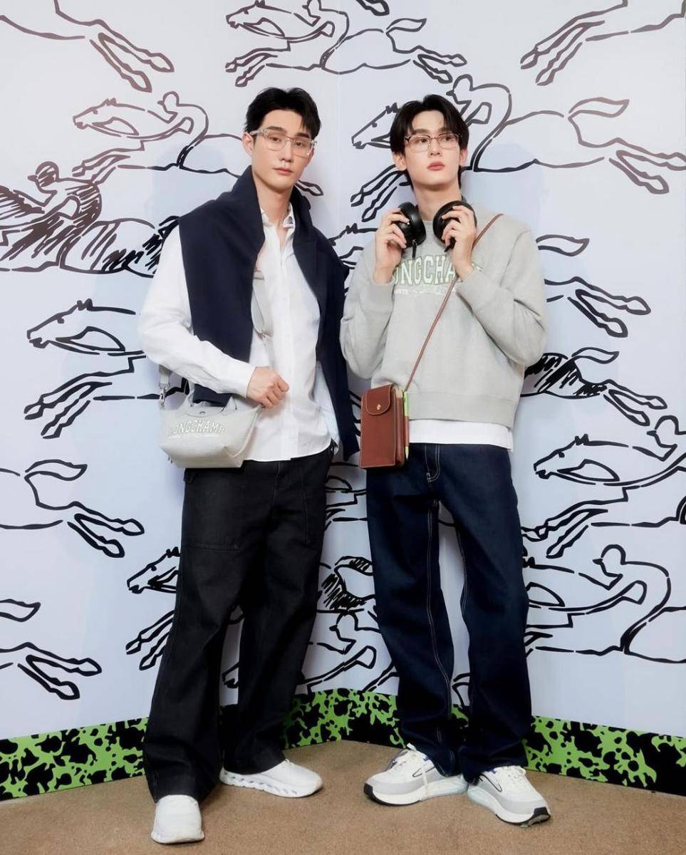 outfit preppy style ala Force Jiratchapong (instagram.com/fforce_)