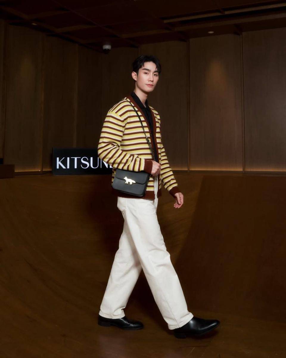 outfit preppy style ala Force Jiratchapong (instagram.com/fforce_)