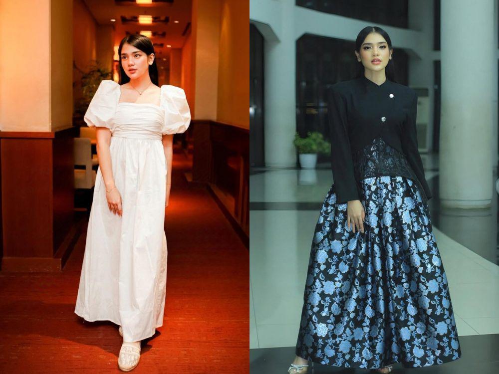 9 Inspirasi OOTD Kondangan ala Davina Karamoy, Memesona!