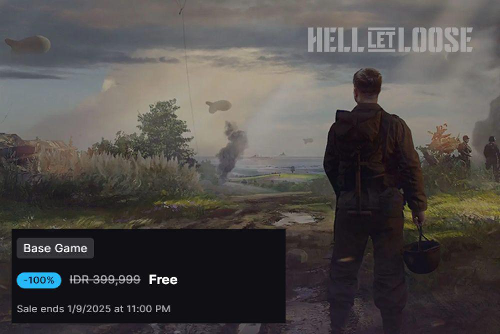 Kejutan! Game Hell Let Loose Gratis di Epic Games Store
