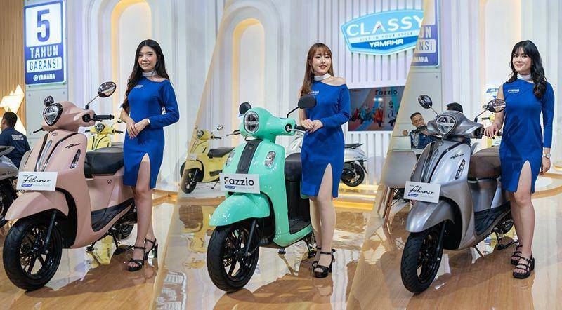 potret jajaran motor Yamaha terbaru dalam pameran IIMS 2024 (dok. Yamaha Motor Indonesia)