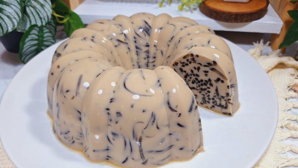 Resep Puding Cincau Cappuccino yang Manis dan Menyegarkan