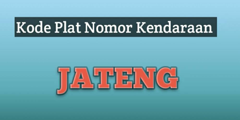 kode pelat kendaraan Jawa Tengah (dok. youtube.com/JokoJack)
