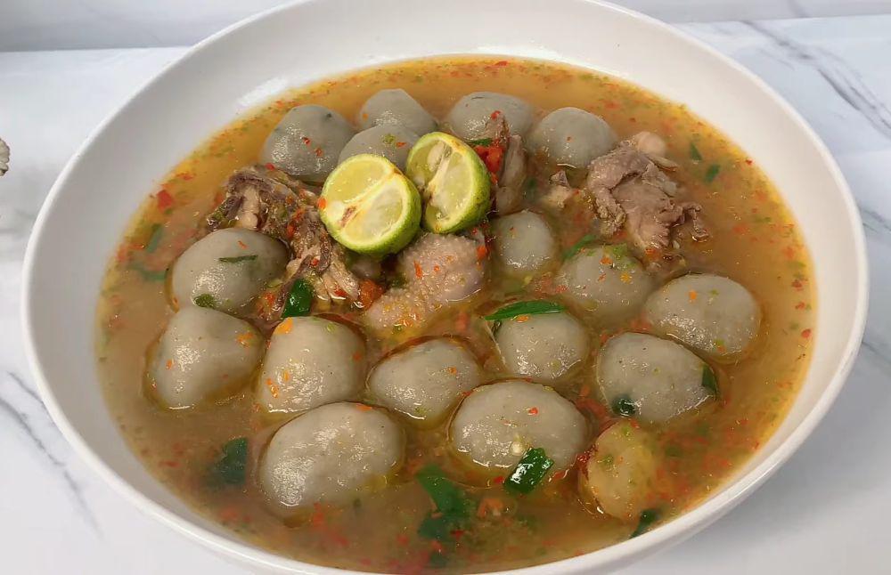 Resep Cilok Goang Tulangan Ayam, Kuah Pedas Gurihnya Nendang!