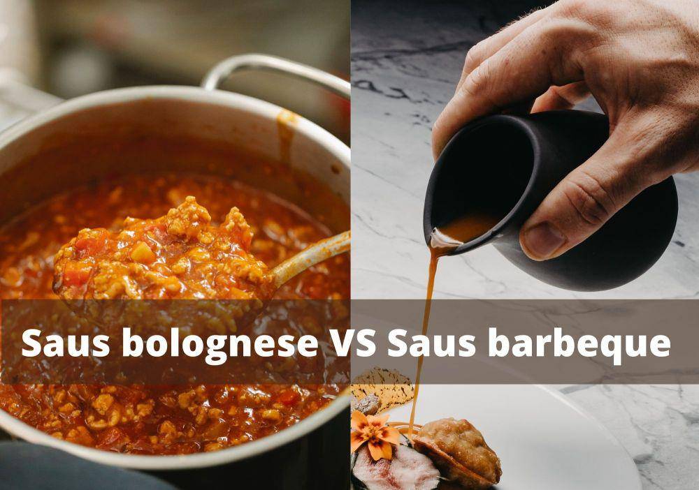 Potret saus bolognese dan saus barbeque (pexels.com/klausnielsen & pexels.com/angelbena)