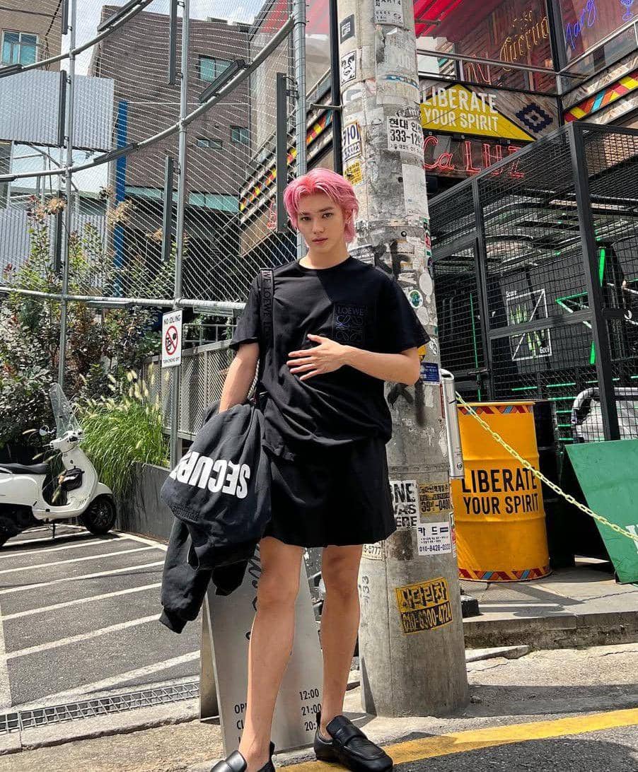 ide summer outfit ala Taeyong NCT (instagram.com/taeoxo_nct)
