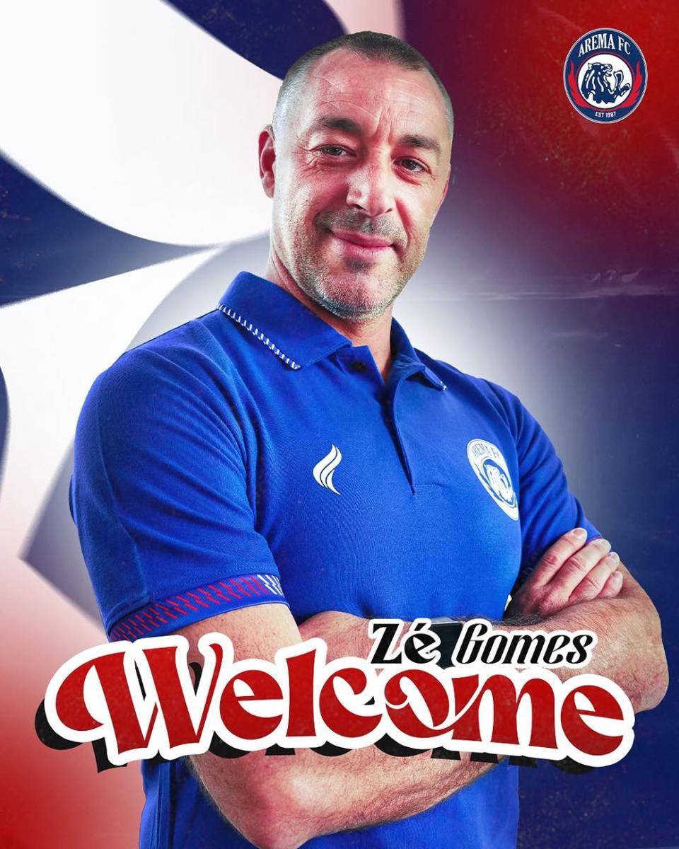 Pelatih baru Arema FC, Ze Gomes. (Instagram/aremafcofficial)