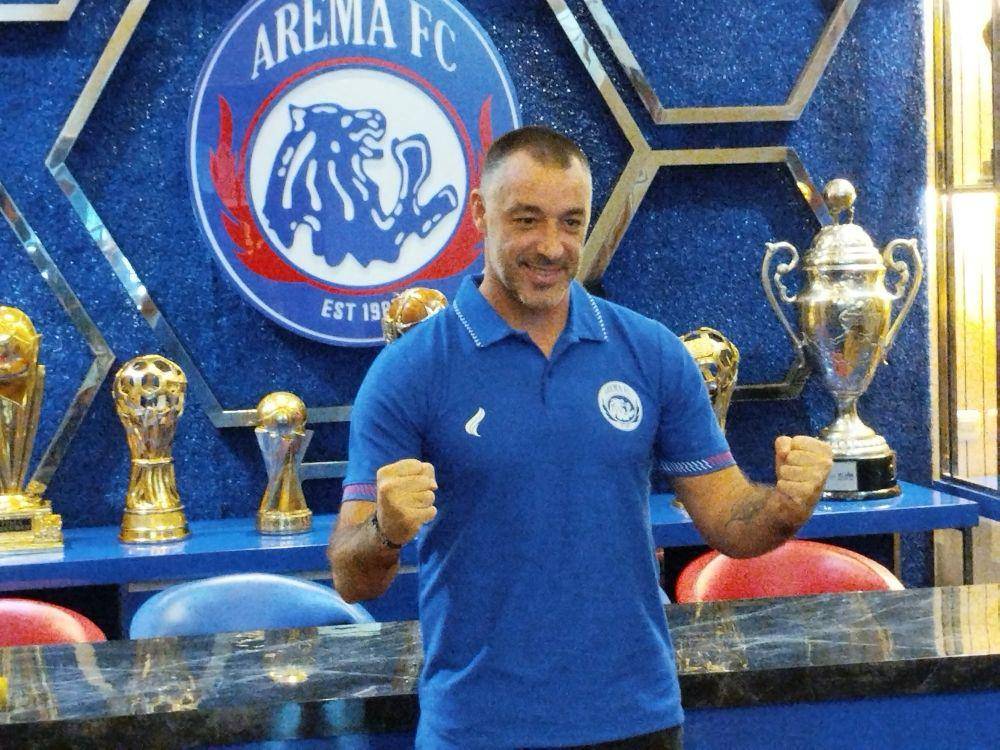 Pelatih baru Arema FC, Ze Gomes. (IDN Times/Rizal Adhi Pratama)