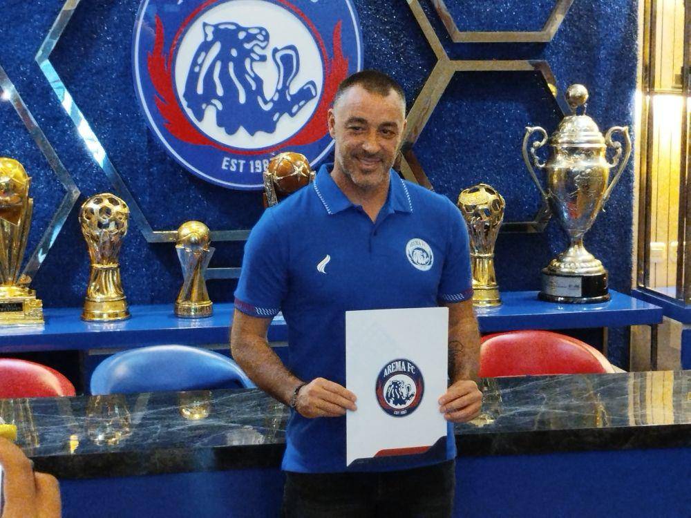 Pelatih baru Arema FC, Ze Gomes. (IDN Times/Rizal Adhi Pratama)