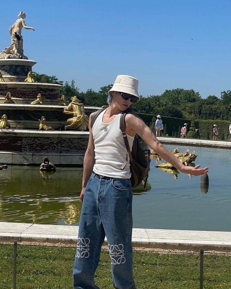 ide summer outfit ala Taeyong NCT (instagram.com/taeoxo_nct)