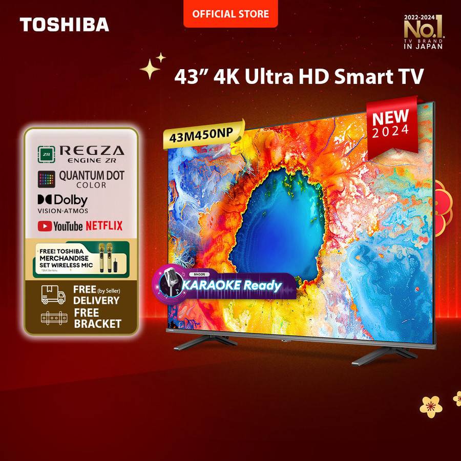 Toshiba 43M450NP (tokopedia.com/Toshiba TV Official Store)