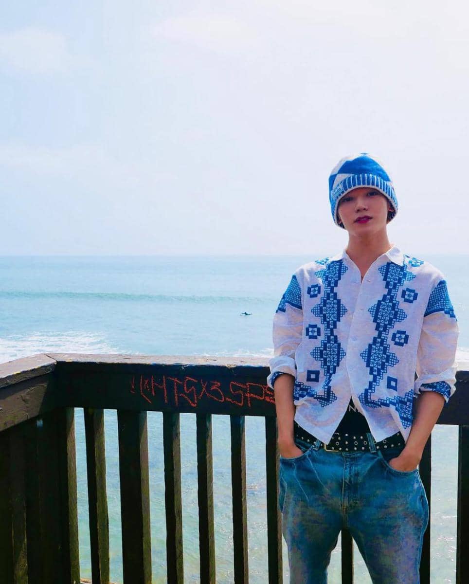 ide summer outfit ala Taeyong NCT (instagram.com/taeoxo_nct)