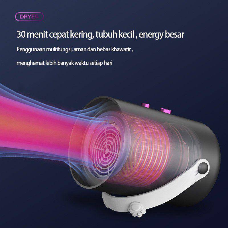 Han River Pengering Pakaian Portable dengan daya 400 W (tokopedia.com/Han River Official Store)