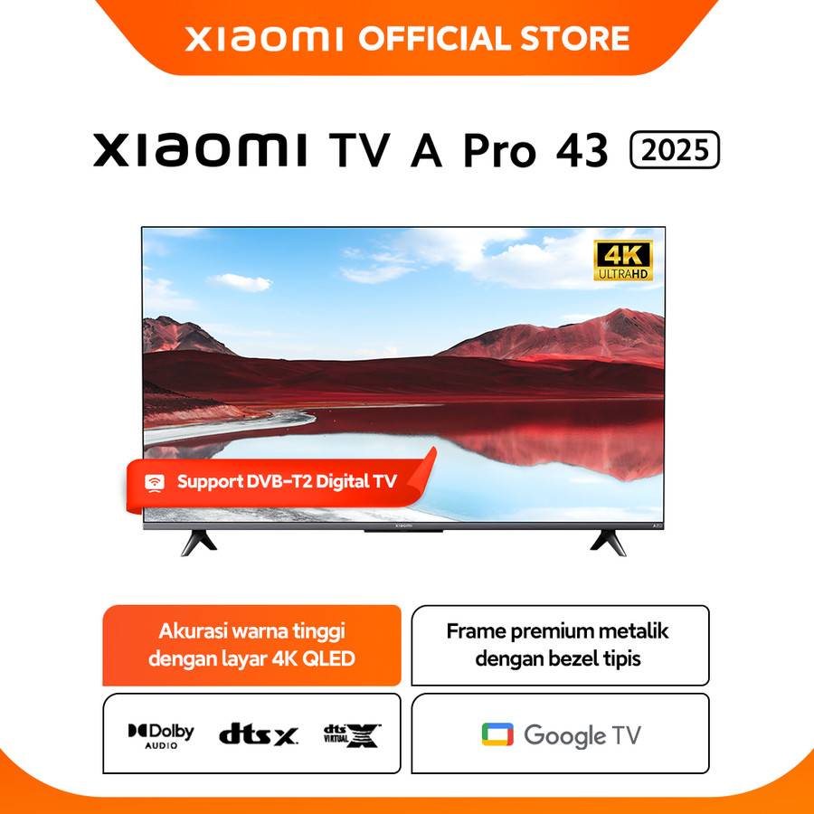 Xiaomi A Pro 43 2025 (tokopedia.com/Xiaomi Official Store)