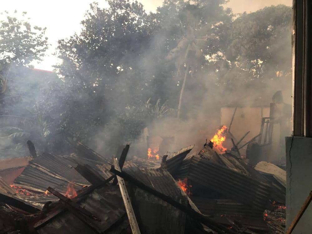 Kebakaran mess di Bandar Lampung. (IDN Times/dok. Damkarmat Bandar Lampung)