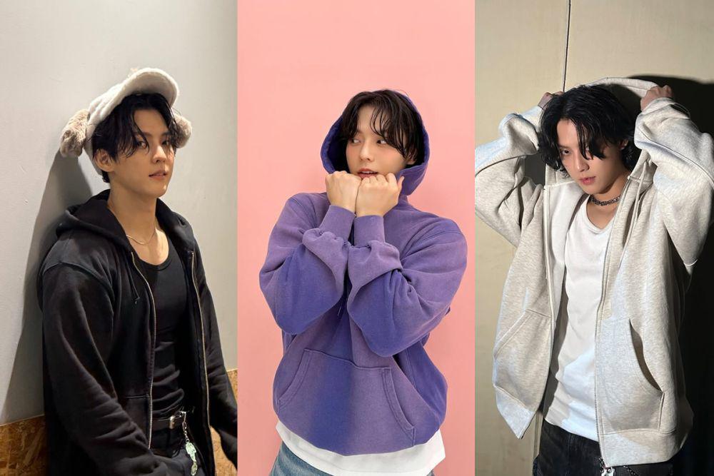 7 Referensi OOTD Pakai Hoodie ala Minhyuk BTOB, Trendi Kekinian!