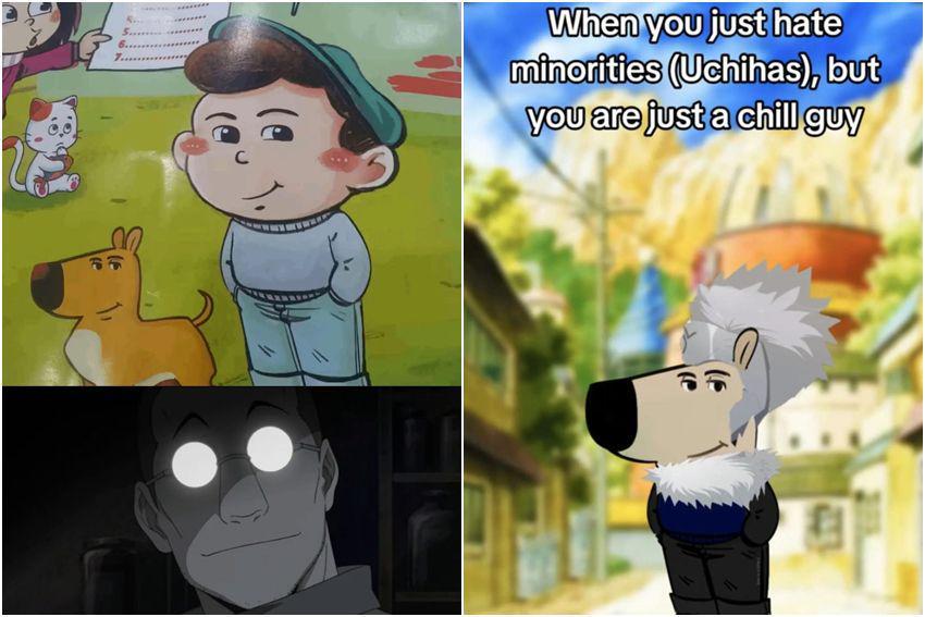 7 Meme Chill Guy Versi Anime, Ada Whitebeard dan Tobirama