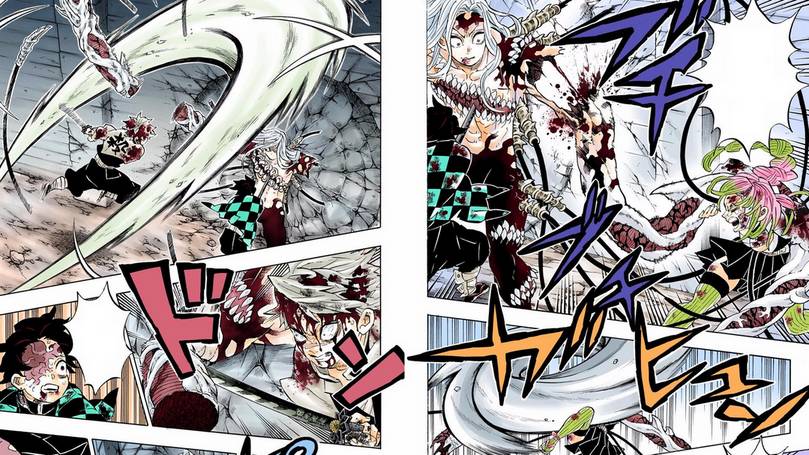 Korps Pemburu Iblis vs. Muzan Kibutsuji (dok. Shueisha/Demon Slayer: Kimetsu no Yaiba)