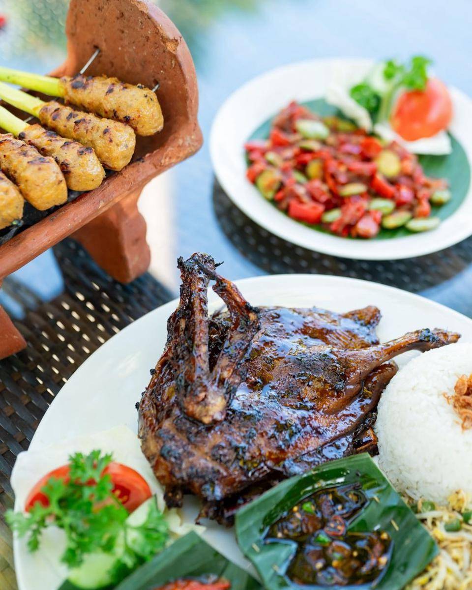 Potret menu Tepi Sawah Gilled Duck di Bebek Tepi Sawah Bali (instagram.com/bebektepisawah)
