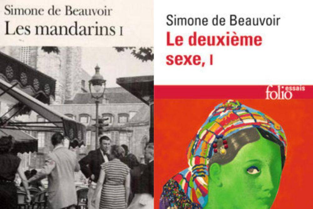 ilustrasi karya-karya Simone de Beauvoir (goodreads.com)
