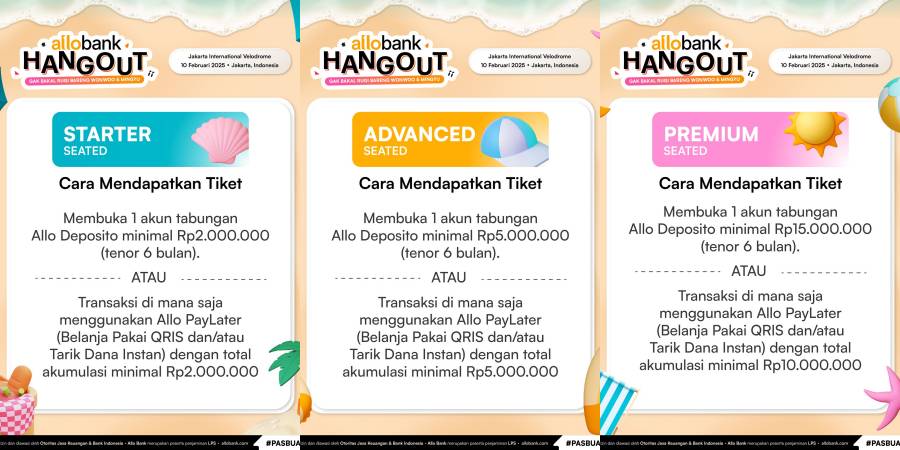 poster Meet and Greet Mingyu dan Wonwoo SEVENTEEN (instagram.com/allobank)