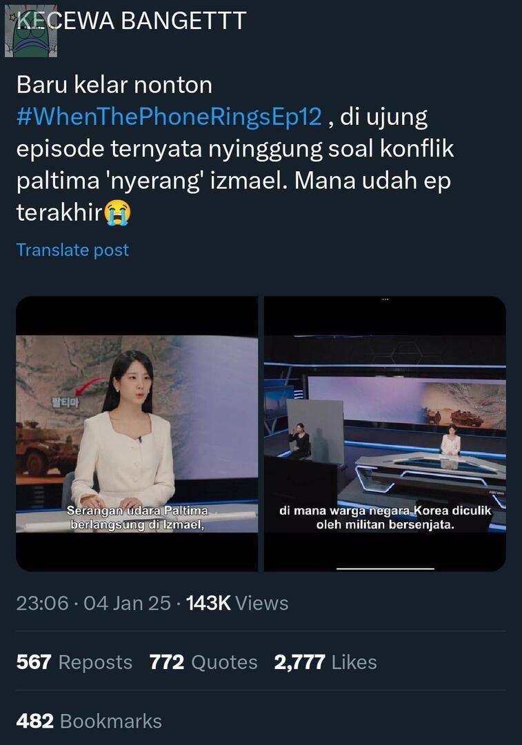 Reaksi penonton usai kontroversi (x.com/tanyarlfes)