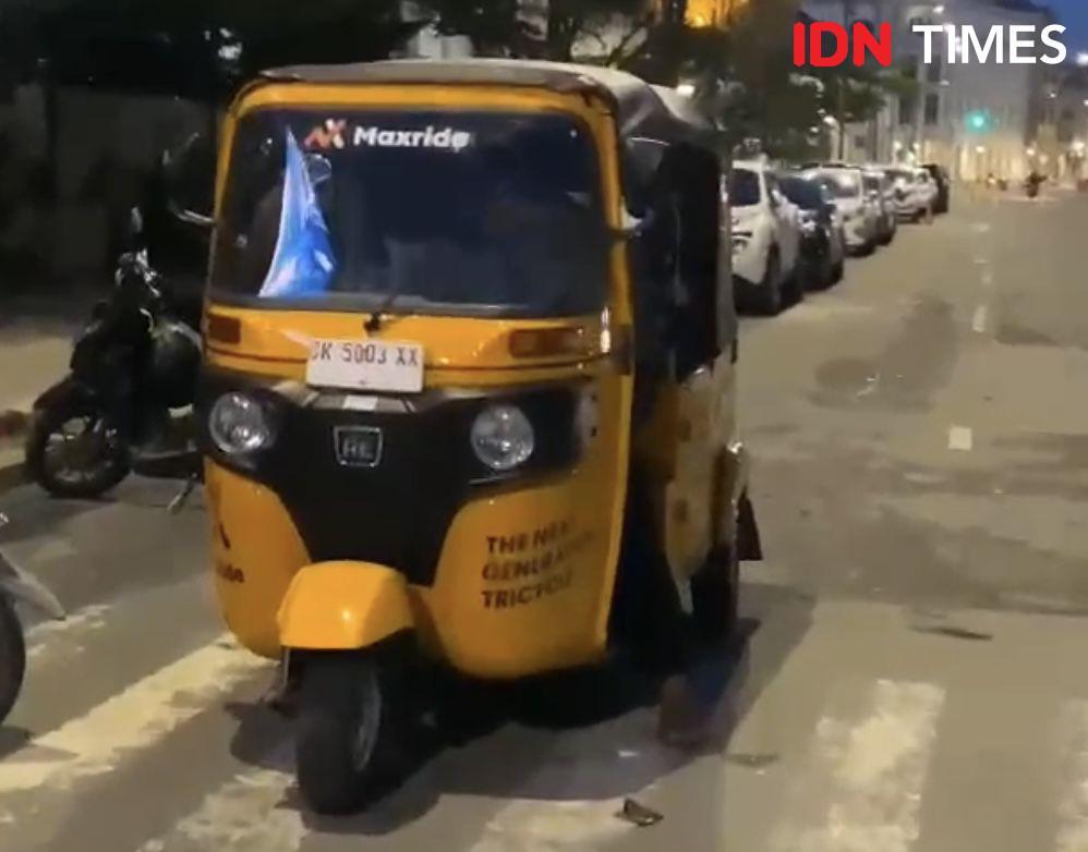 Bajaj Warnai Kota Medan, Bisa Pesan Lewat Aplikasi Maxride