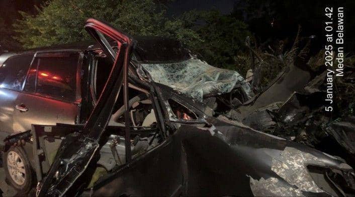 Kecelakaan di Jalan Tol, Wakapolres Belawan Meninggal Dunia