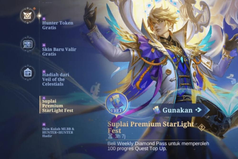 Event Suplai Premium StarLight Fest di Mobile Legends