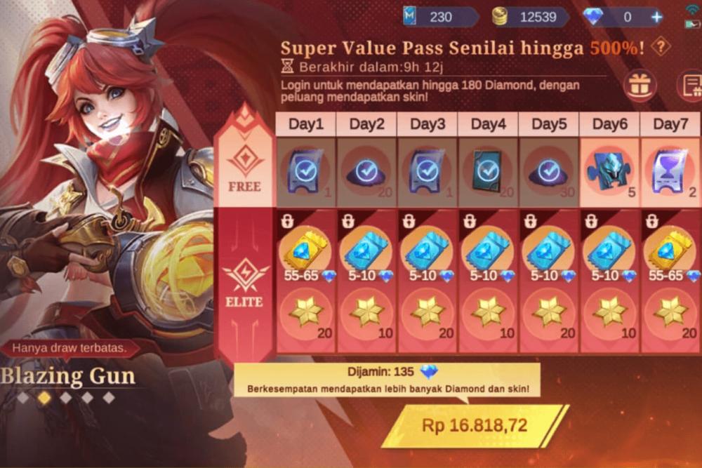Event Super Value Pass di Mobile Legends, Banyak Untungnya!