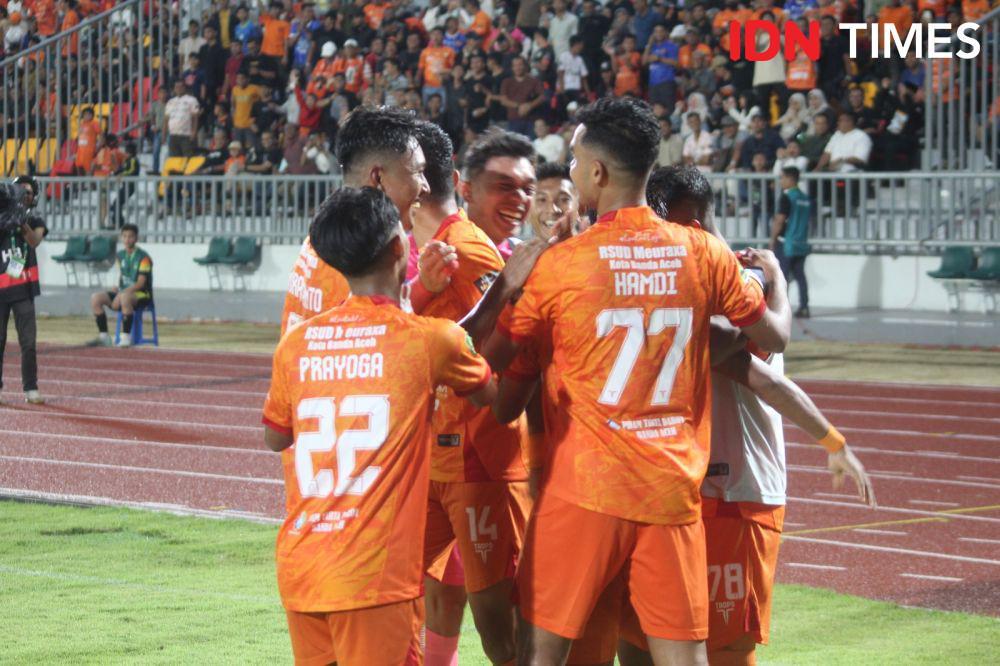 Taklukan Dejan FC 2-0, Persiraja 10 Laga Tanpa Kekalahan