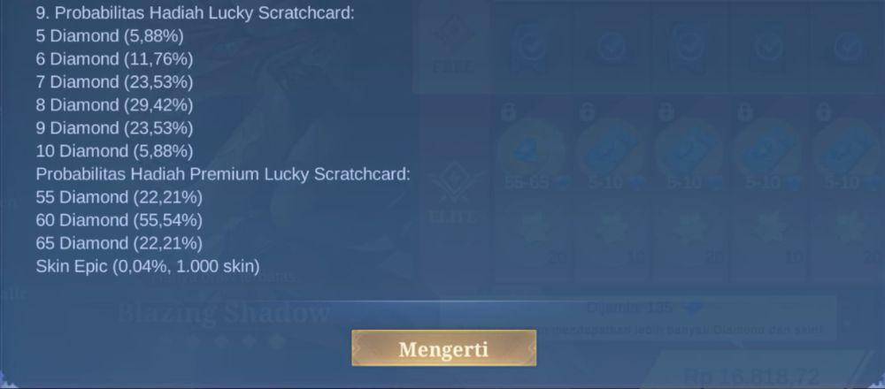 probabilitas di event Super Value Pass Mobile Legends (dok. Moonton/Mobile Legends: Bang Bang)