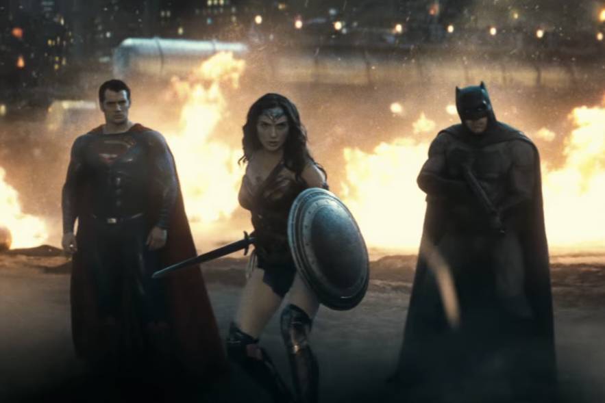 cuplikan adegan Superman, Wonder Woman dan Batman (dok. Warner Bros. Pictures/Batman v Superman: Dawn of Justice)
