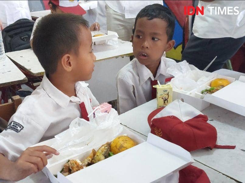 MBG di Tangerang, Ada yang Lahap dan Ada yang Enggan Makan
