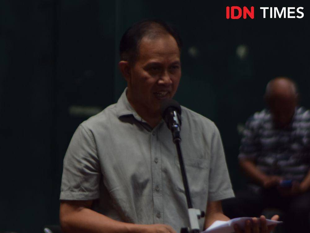 Kadispora kota Salatiga Muhammad Nasirudddin berharap muncul atlet handal dari untuk regional dan nasional, Minggu (5/1/2025).(IDN Times/Cokie Sutrisno/