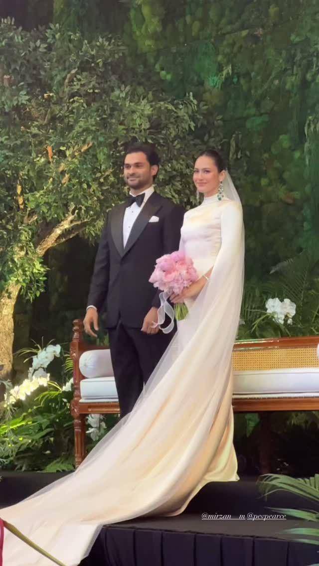 potret resepsi pernikahan Pevita Pearce di Malaysia (instagram.com/imeldaimew)