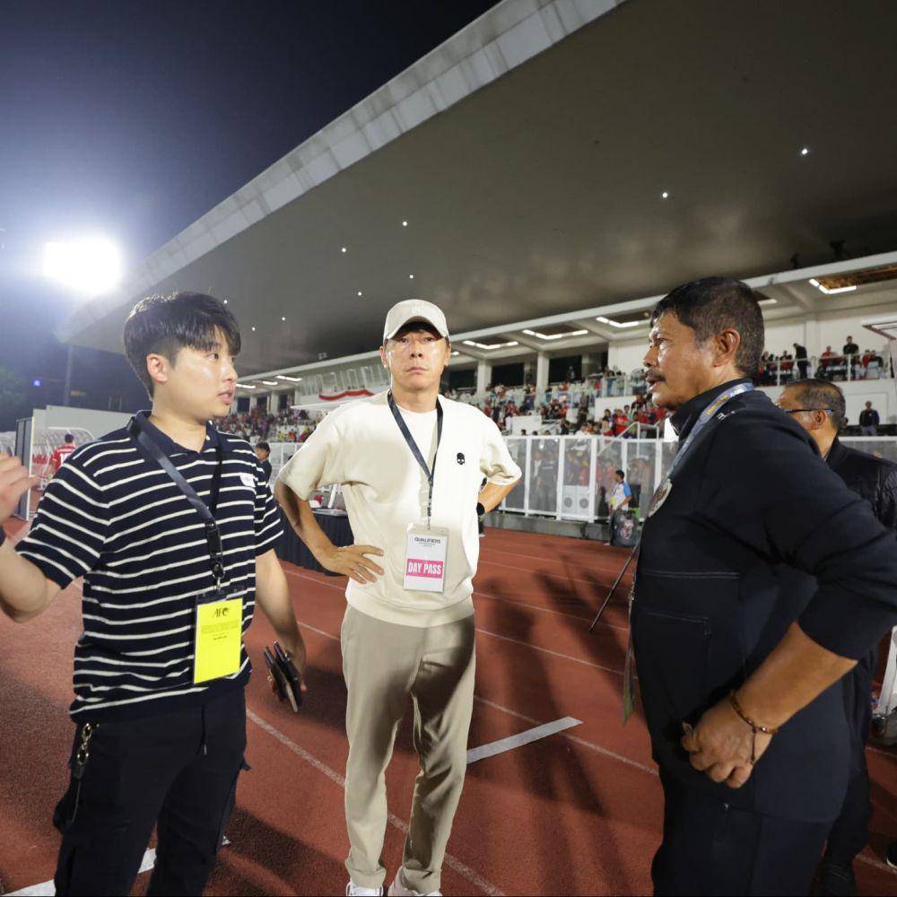 potret kedekatan Shin Tae Yong dan Jeje (instagram.com/shintaeyong7777)