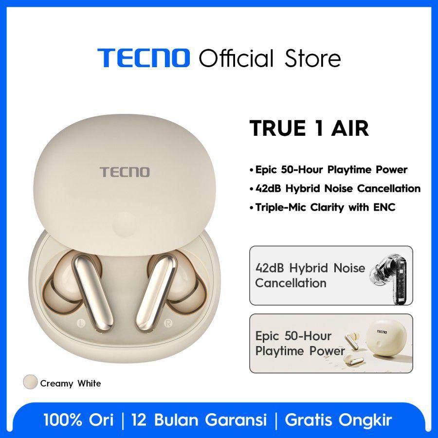 TECNO True 1 Air (tokopedia.com/TECNO Official Store)