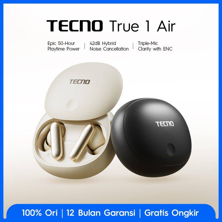 TECNO True 1 Air (tokopedia.com/TECNO Official Store)