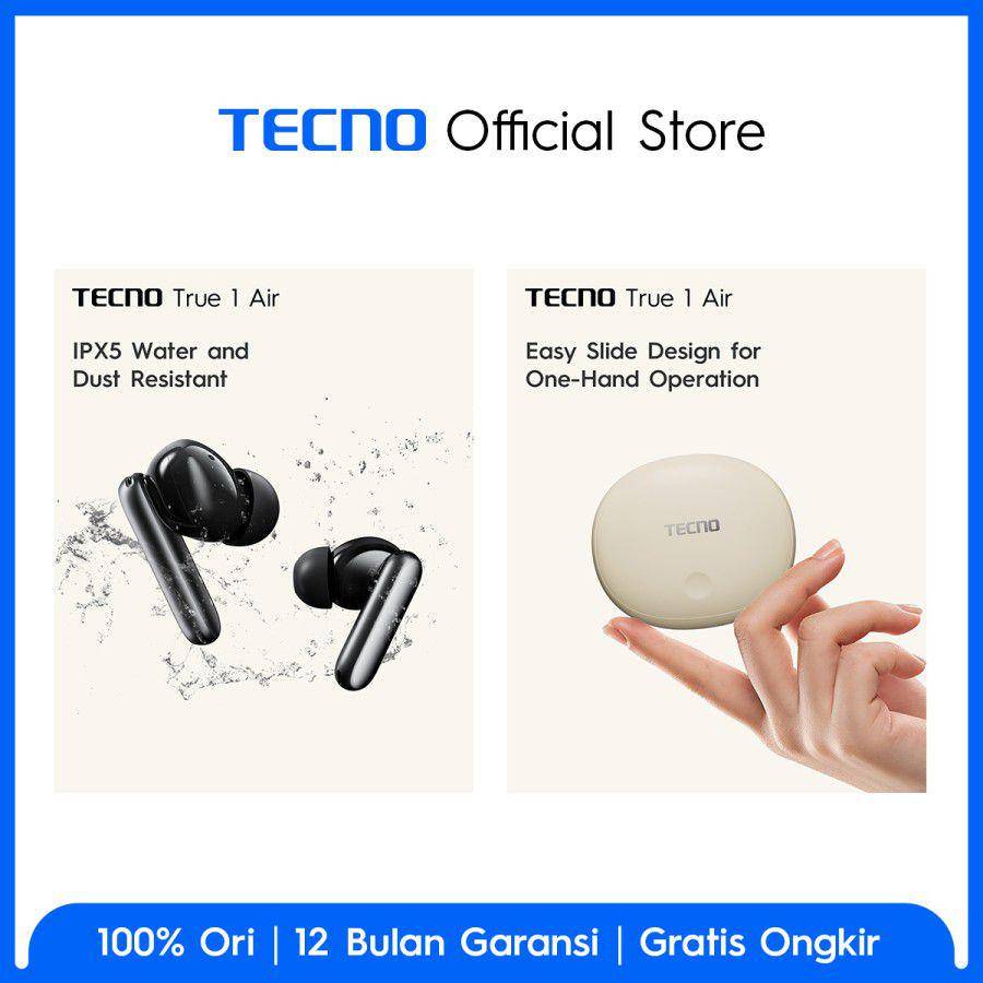 TECNO True 1 Air (tokopedia.com/TECNO Official Store)